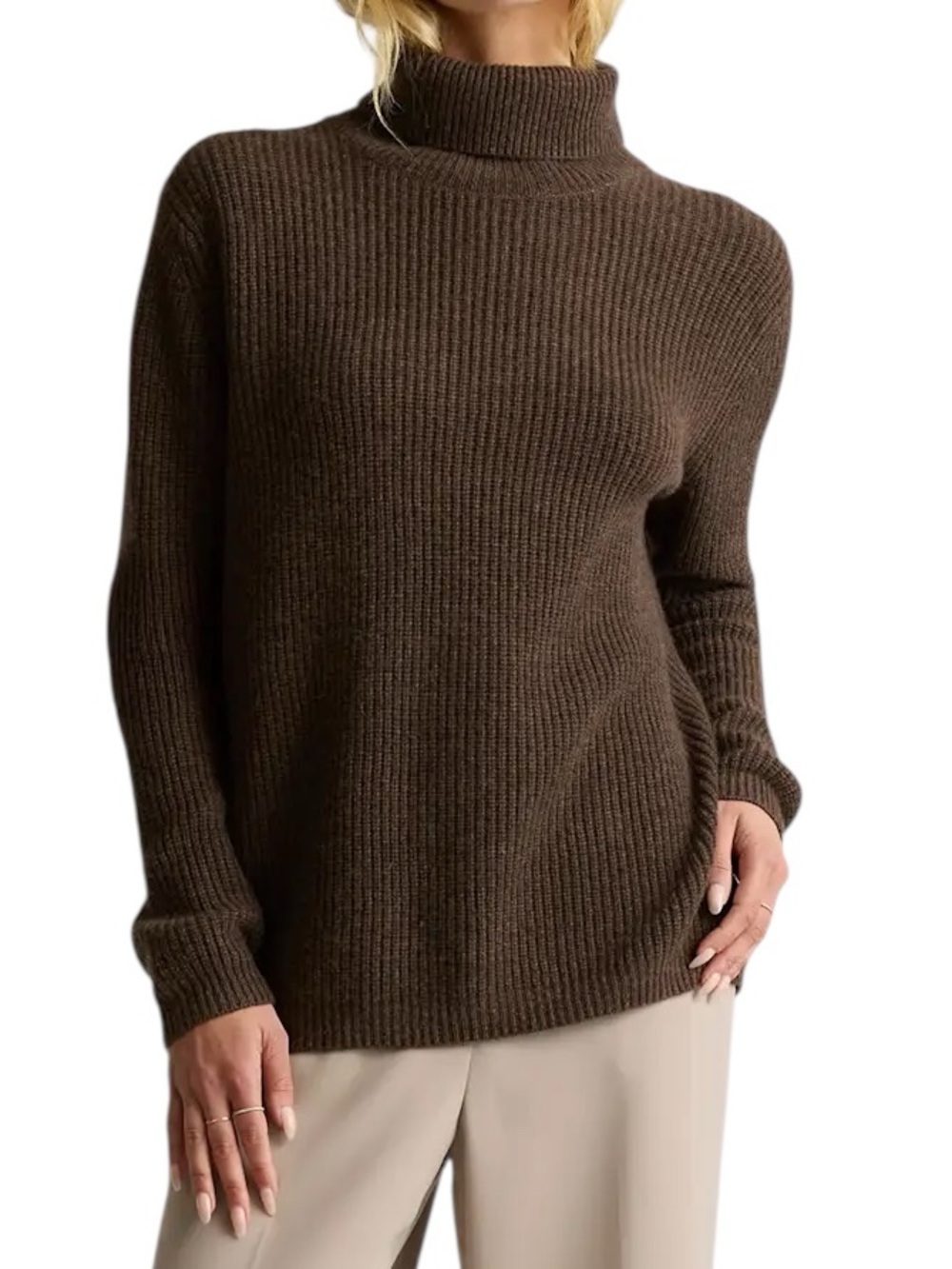 Quince| 100% Cashmere Turtleneck Sweater